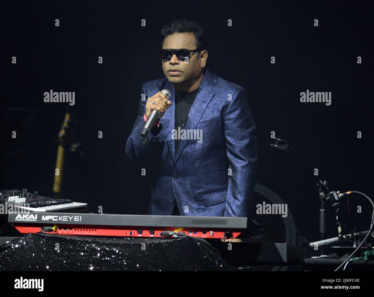 Hollywood, Florida, Stati Uniti. 05th ago 2022. R. Rahman suona all'Hard Rock Live tenuto al Seminole Hard Rock Hotel & Casino il 5 agosto 2022 a Hollywood, Florida. Credit: Mpi04/Media Punch/Alamy Live News Foto Stock