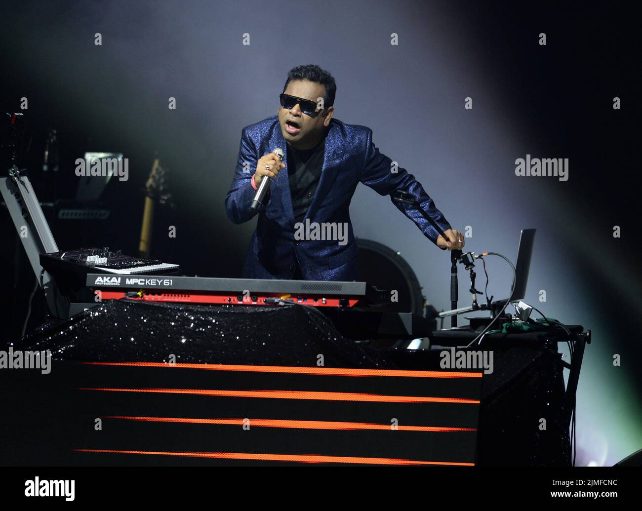 Hollywood, Florida, Stati Uniti. 05th ago 2022. R. Rahman suona all'Hard Rock Live tenuto al Seminole Hard Rock Hotel & Casino il 5 agosto 2022 a Hollywood, Florida. Credit: Mpi04/Media Punch/Alamy Live News Foto Stock