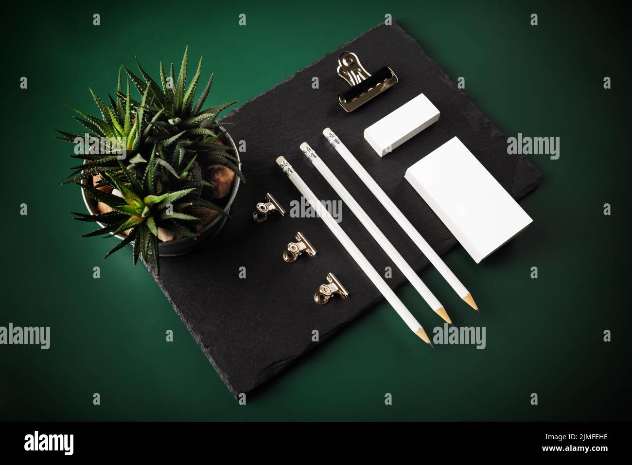 Foto di vuoto articoli di cancelleria Foto Stock