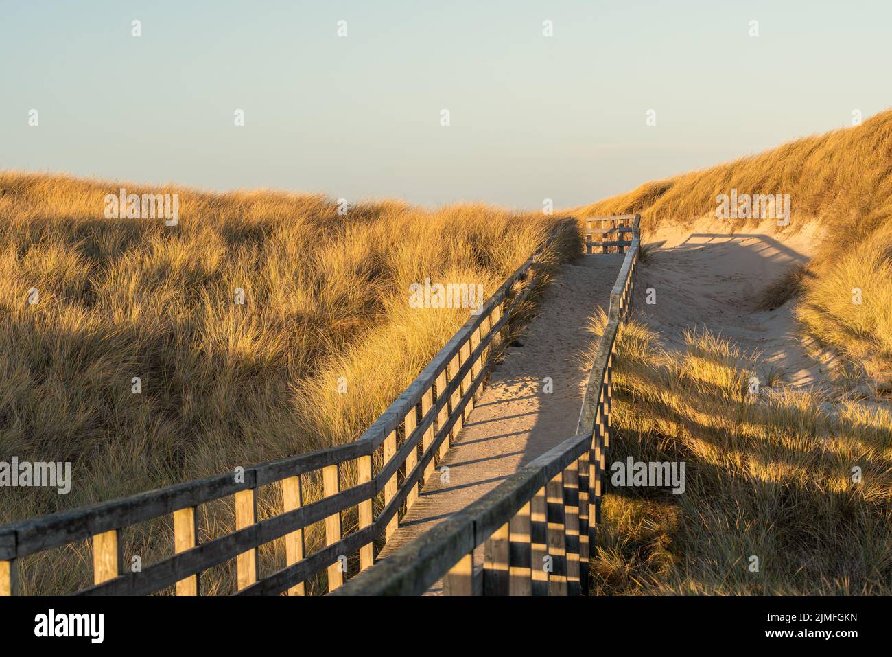Passerella in legno Foto Stock