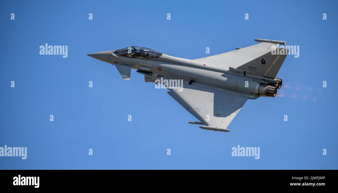 Italian Air Force Eurofighter EF2000A al Royal International Air Tattoo Foto Stock