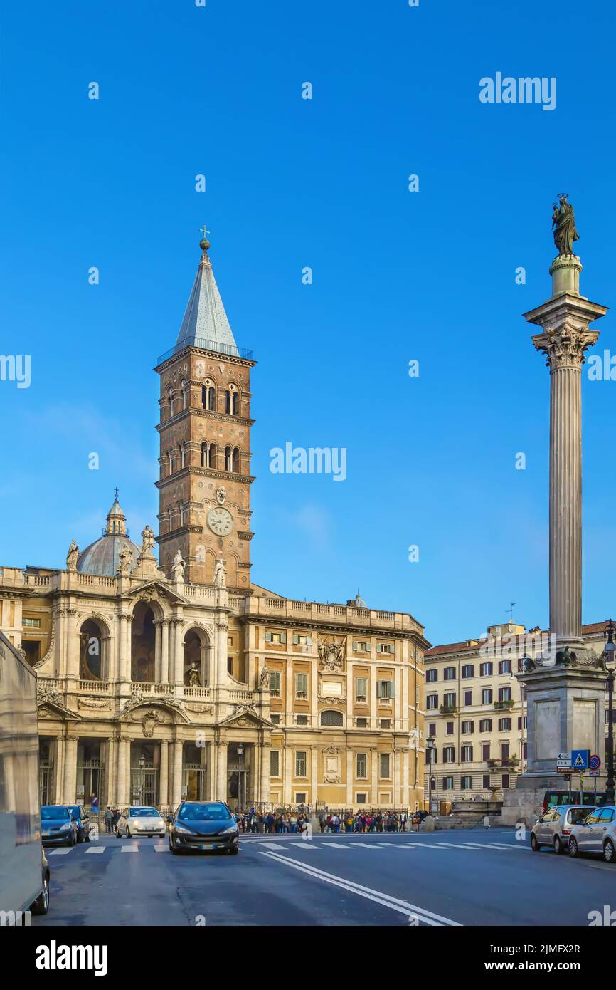 Basilica di Santa Maria maggiore, Roma, Italia Foto Stock