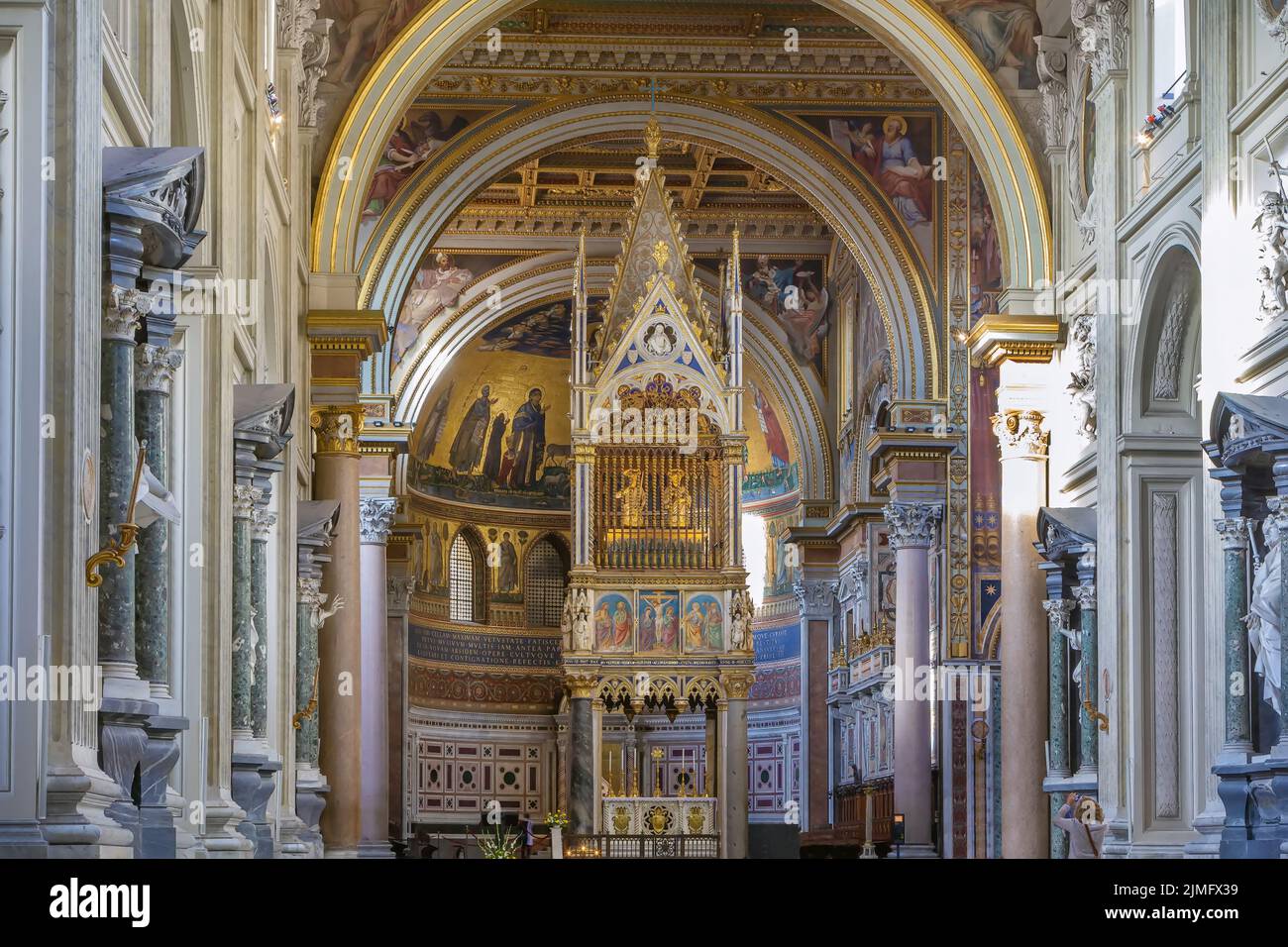 Basilica di San Giovanni in Laterano, Roma, Italia Foto Stock