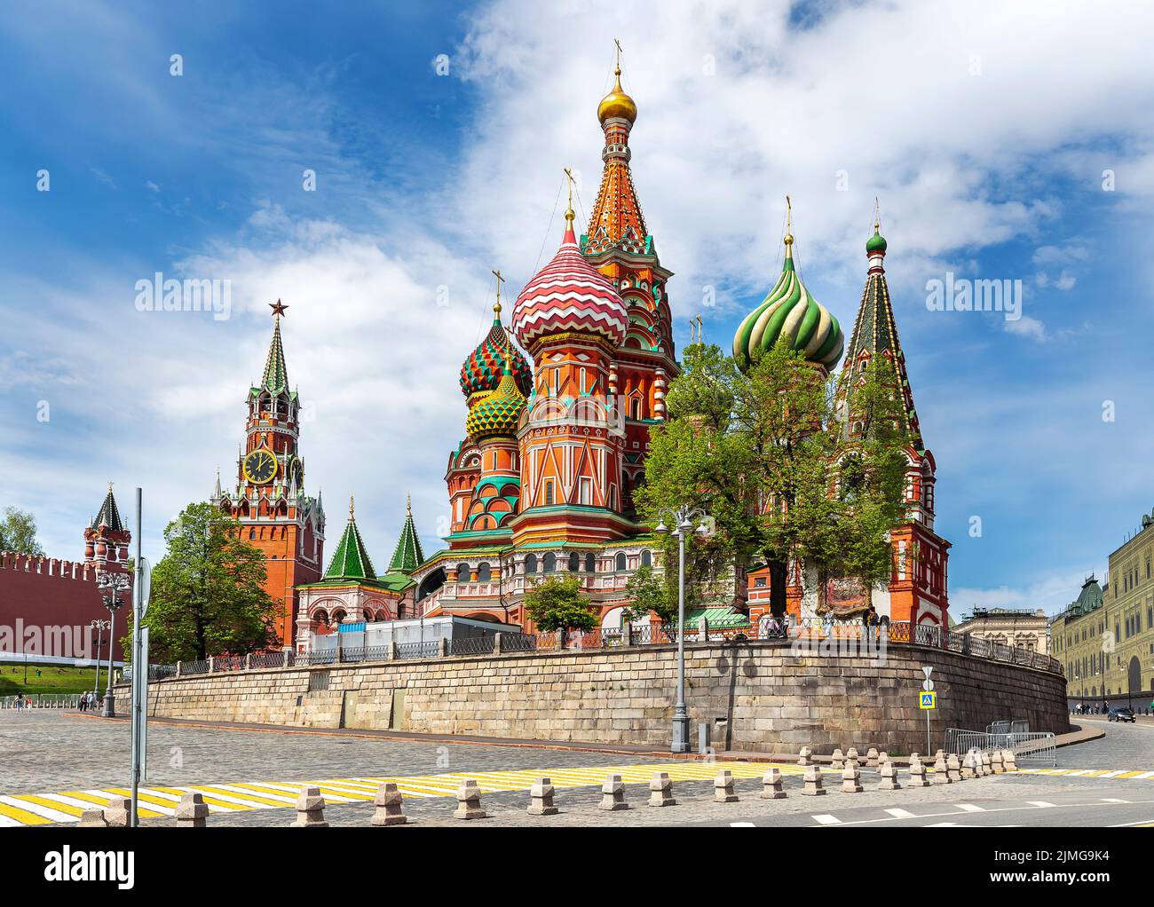 Cattedrale di San Basilio a Mosca, Russia Foto Stock