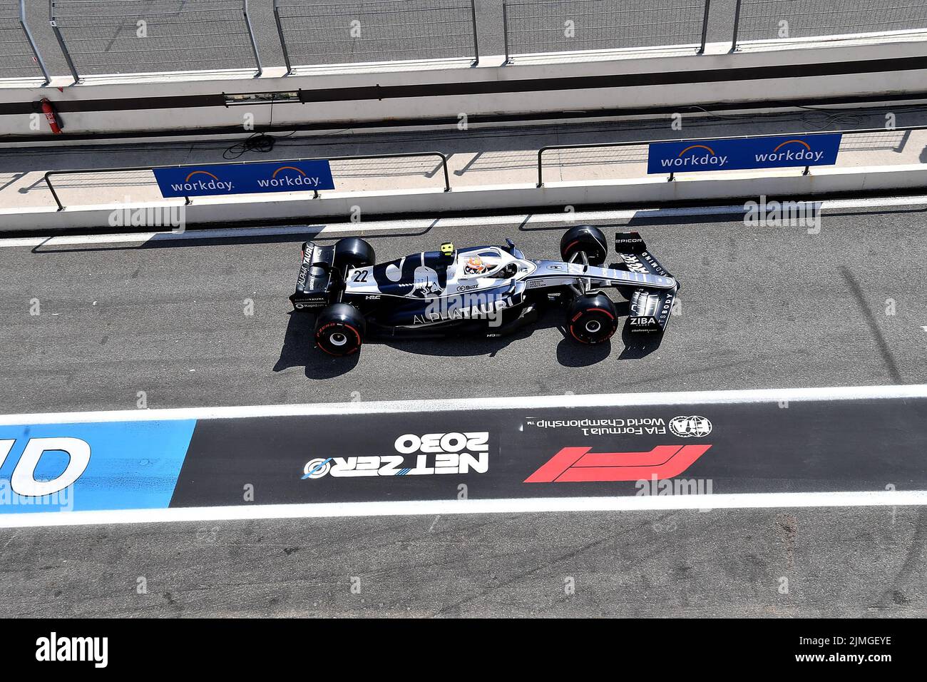 23.07.2022, circuito Paul Ricard, le Castellet, FORMULA 1 LENOVO GRAND PRIX DE FRANCE 2022 , im Bild Yuki Tsunoda (JPN), Scuderia AlphaTauri Foto Stock
