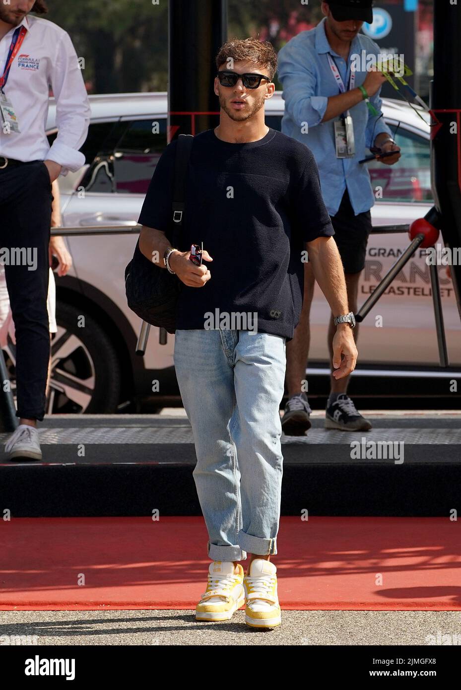23.07.2022, circuito Paul Ricard, le Castellet, FORMULA 1 LENOVO GRAND PRIX DE FRANCE 2021 , im Bild Pierre Gasly (fra), Scuderia AlphaTauri Foto Stock