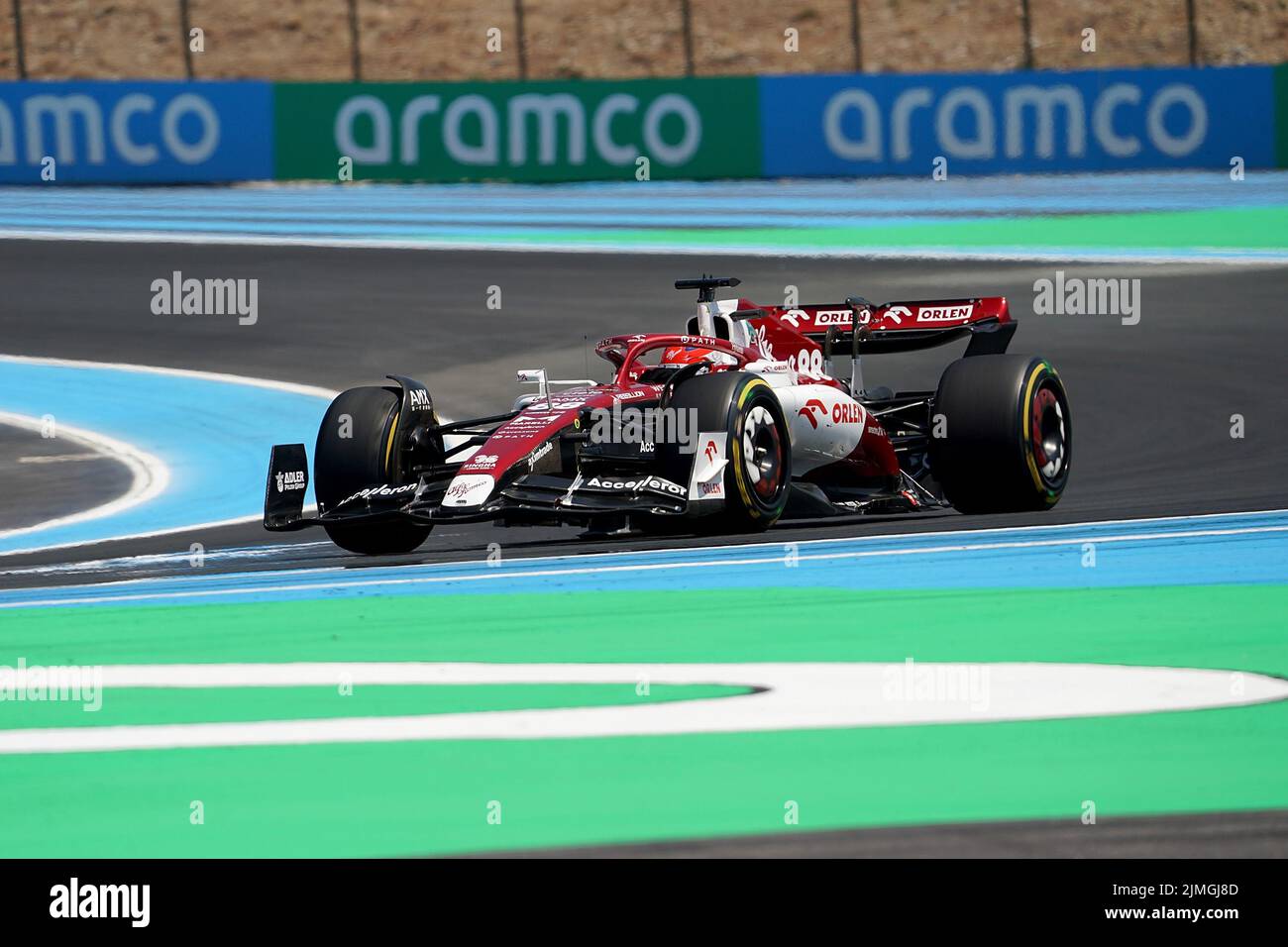 22.07.2022, circuito Paul Ricard, le Castellet, FORMULA 1 LENOVO GRAND PRIX DE FRANCE 2021 , im Bild Robert Kubica (POL), Alfa Romeo Racing Orlen Foto Stock