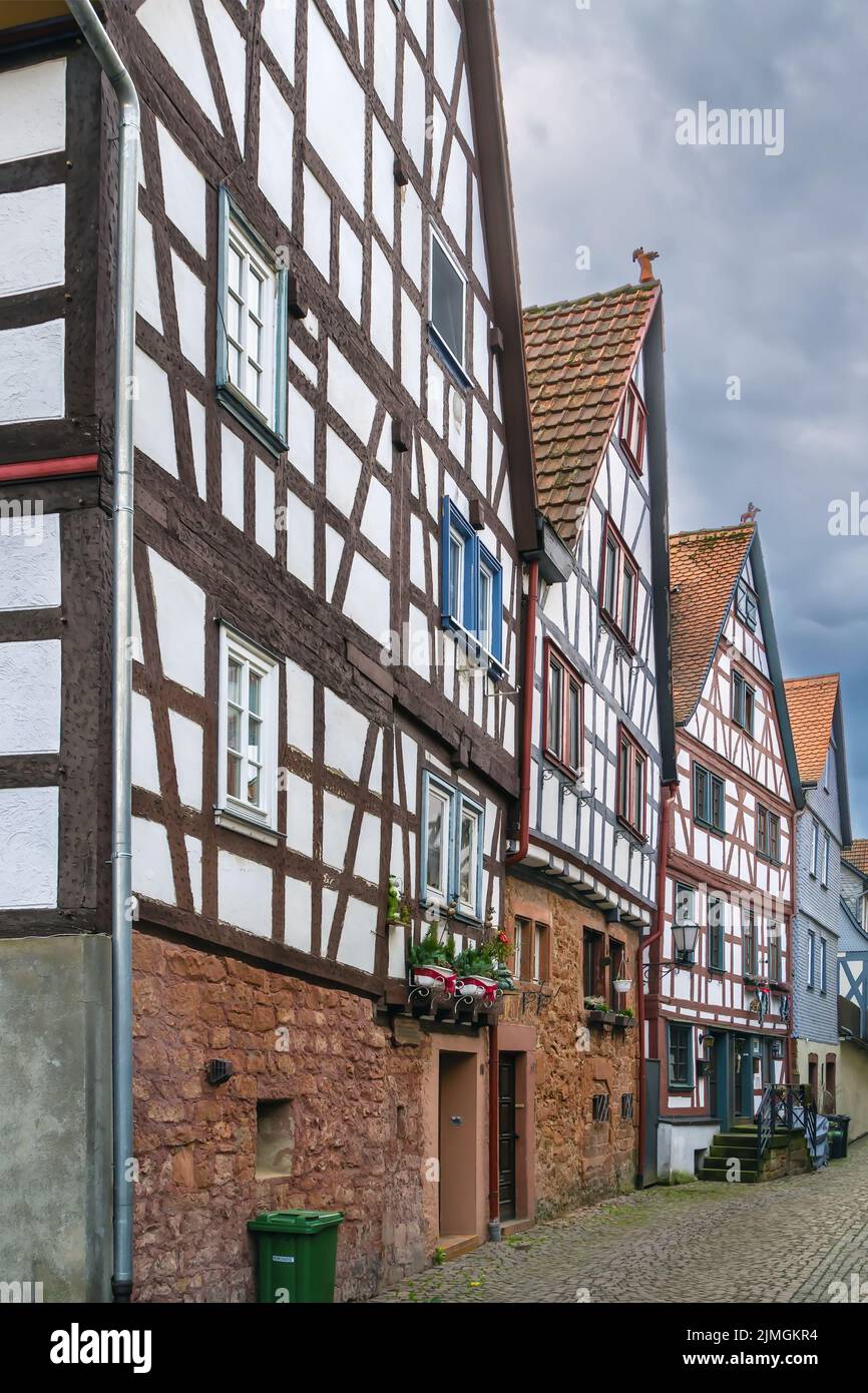 Via a Budingen, Germania Foto Stock