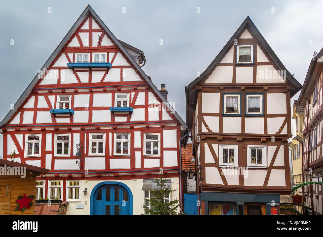 Strada a Schlitz, Germania Foto Stock