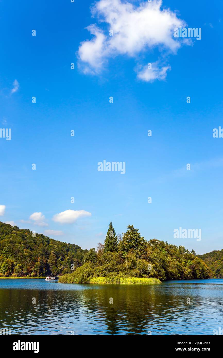 Parco dei laghi di Plitvice in Croazia Foto Stock