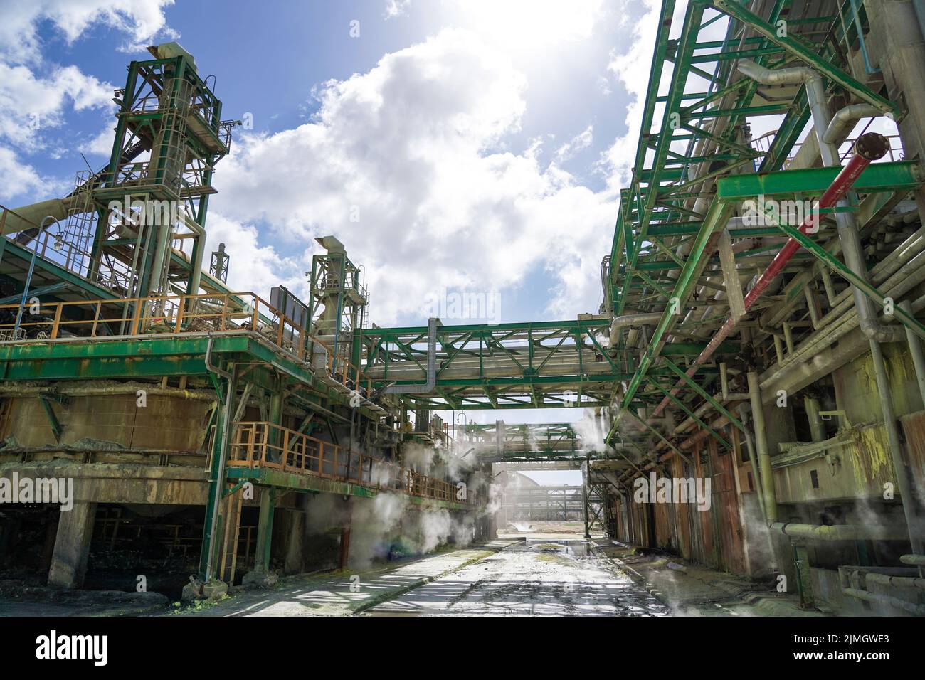 MAROCCO-INDUSTRIA-SAHARA-OCP-FOSFATO Foto Stock