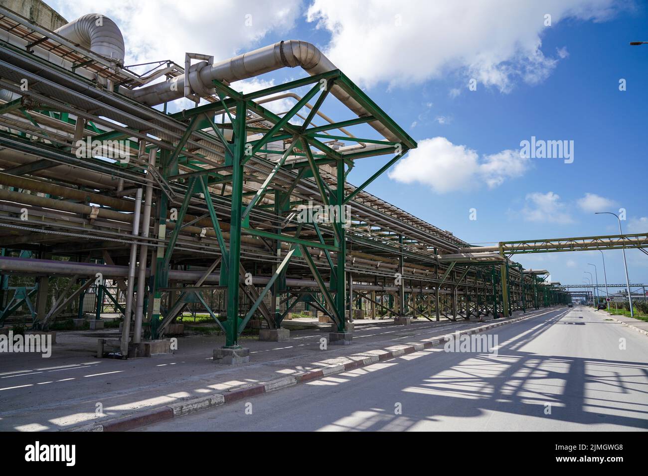 MAROCCO-INDUSTRIA-SAHARA-OCP-FOSFATO Foto Stock