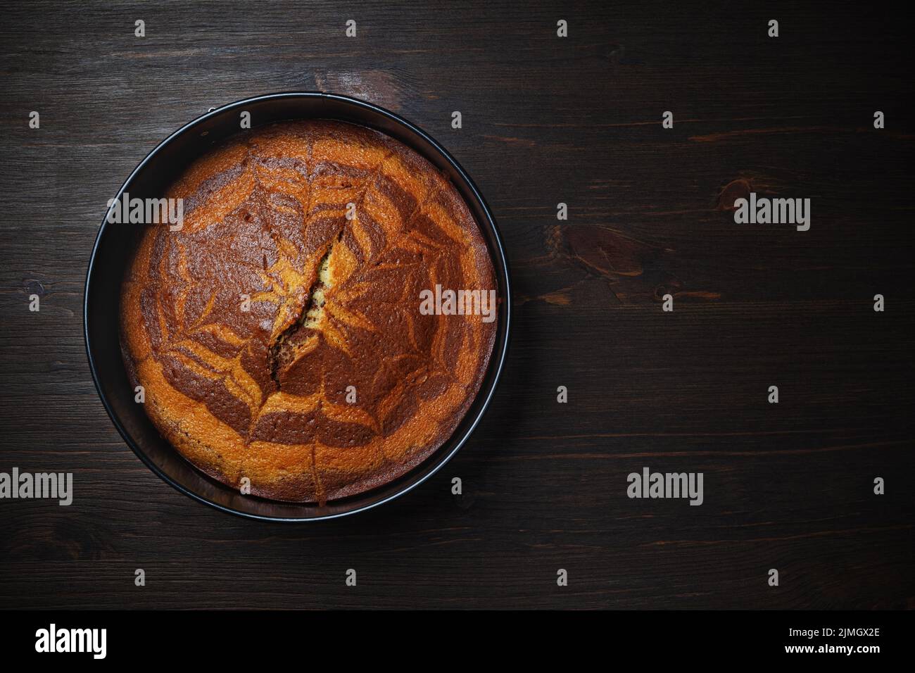 Deliziosa torta dolce Foto Stock