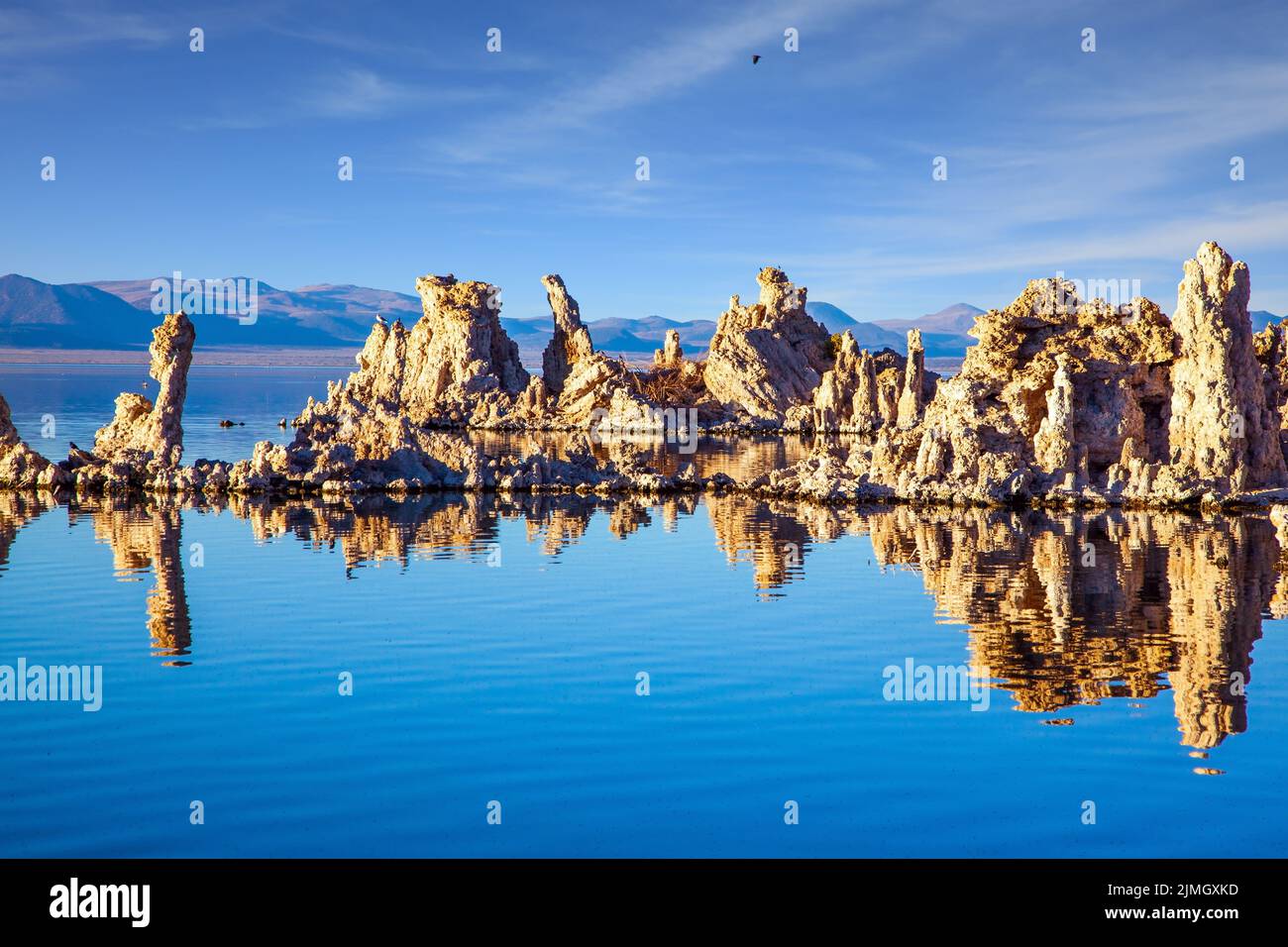 La meraviglia naturale Lago Mono Foto Stock