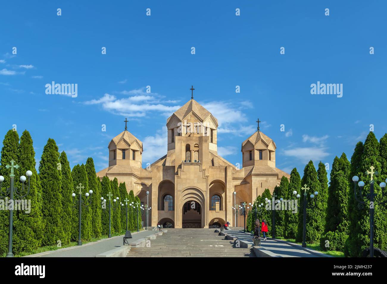 San Gregorio l Illuminatore, Cattedrale di Yerevan, Armenia Foto Stock