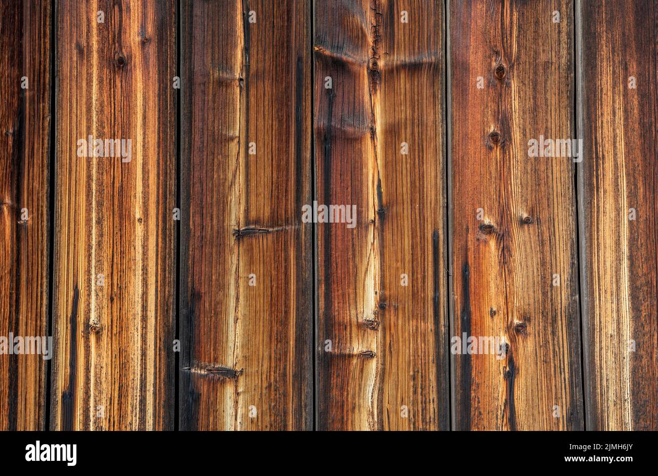 Vecchio legno assi sfondo. Texture rustica vintage shabby. Muro di legno marrone invecchiato. Astratto. Foto Stock