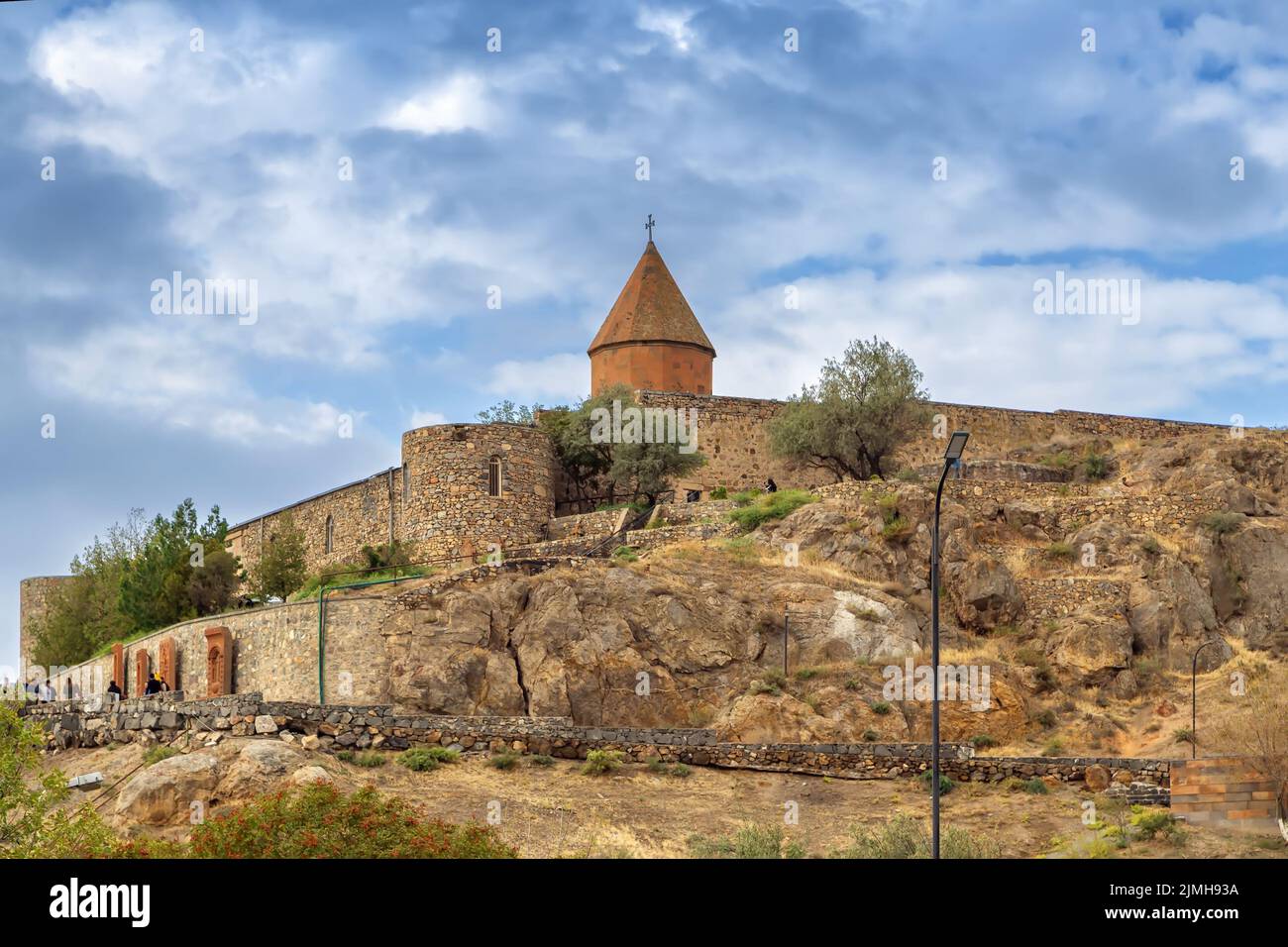 Khor Virap monastero, Armenia Foto Stock