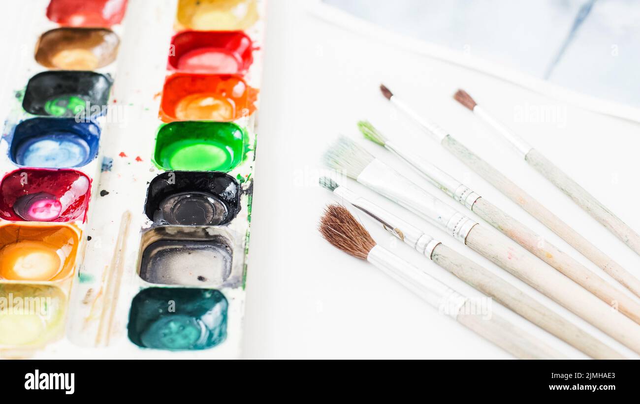 arte creativa hobby ispirazione acquerello Foto Stock