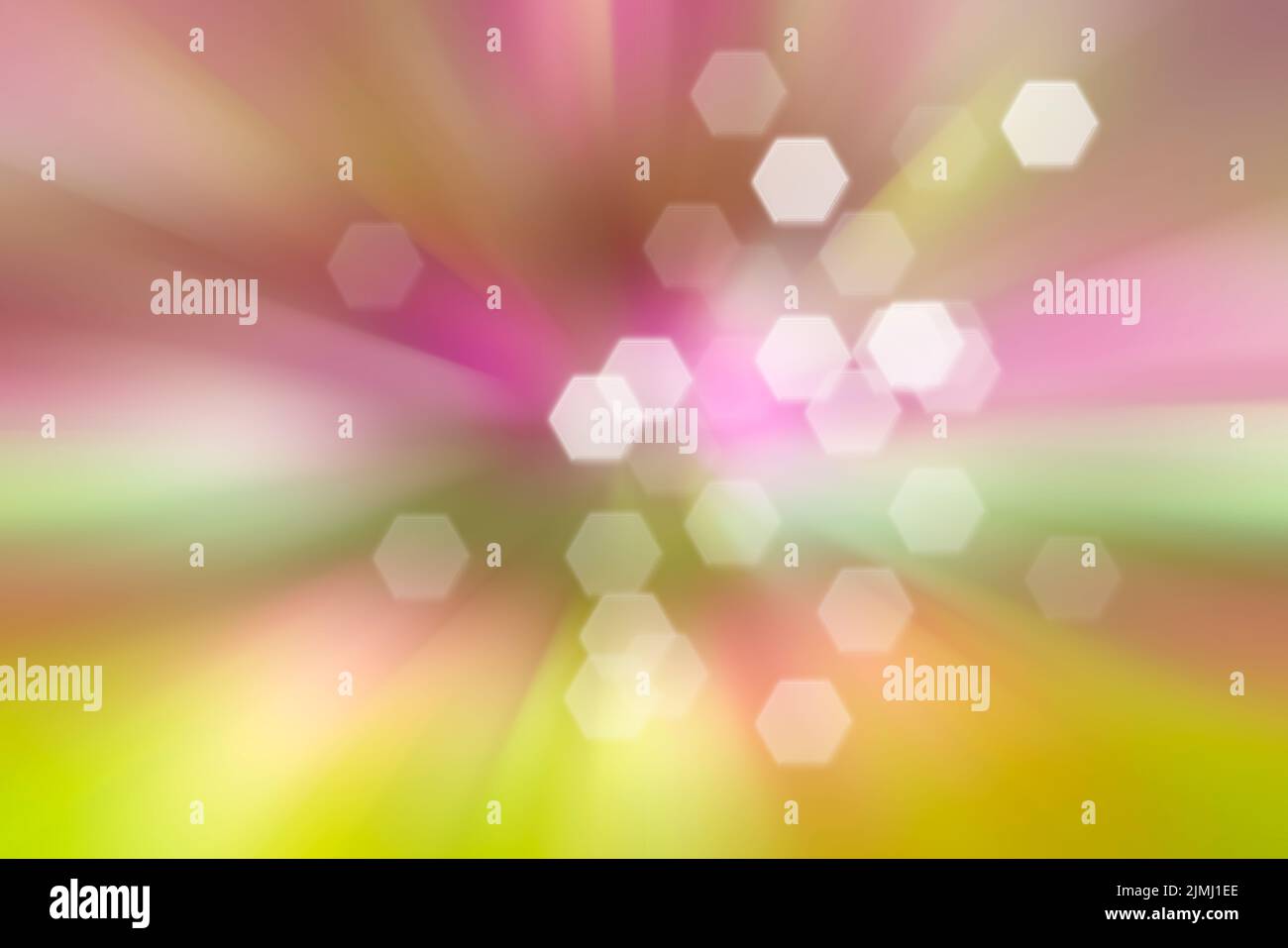 Luci di vacanza. Rosa dinamico di linee di luce. La luce dal punto centrale. Foto Stock