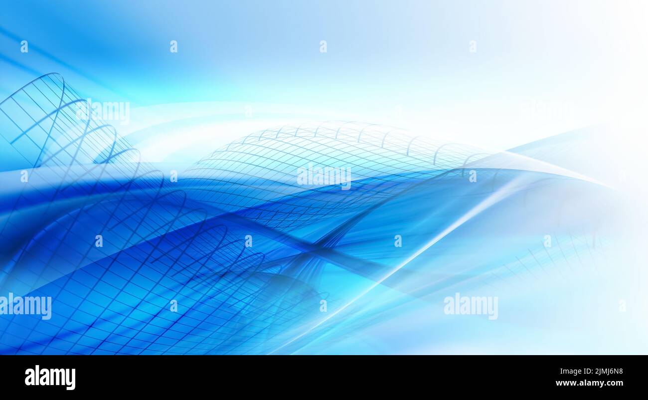 Sfondo astratto di Cyber Space Foto Stock