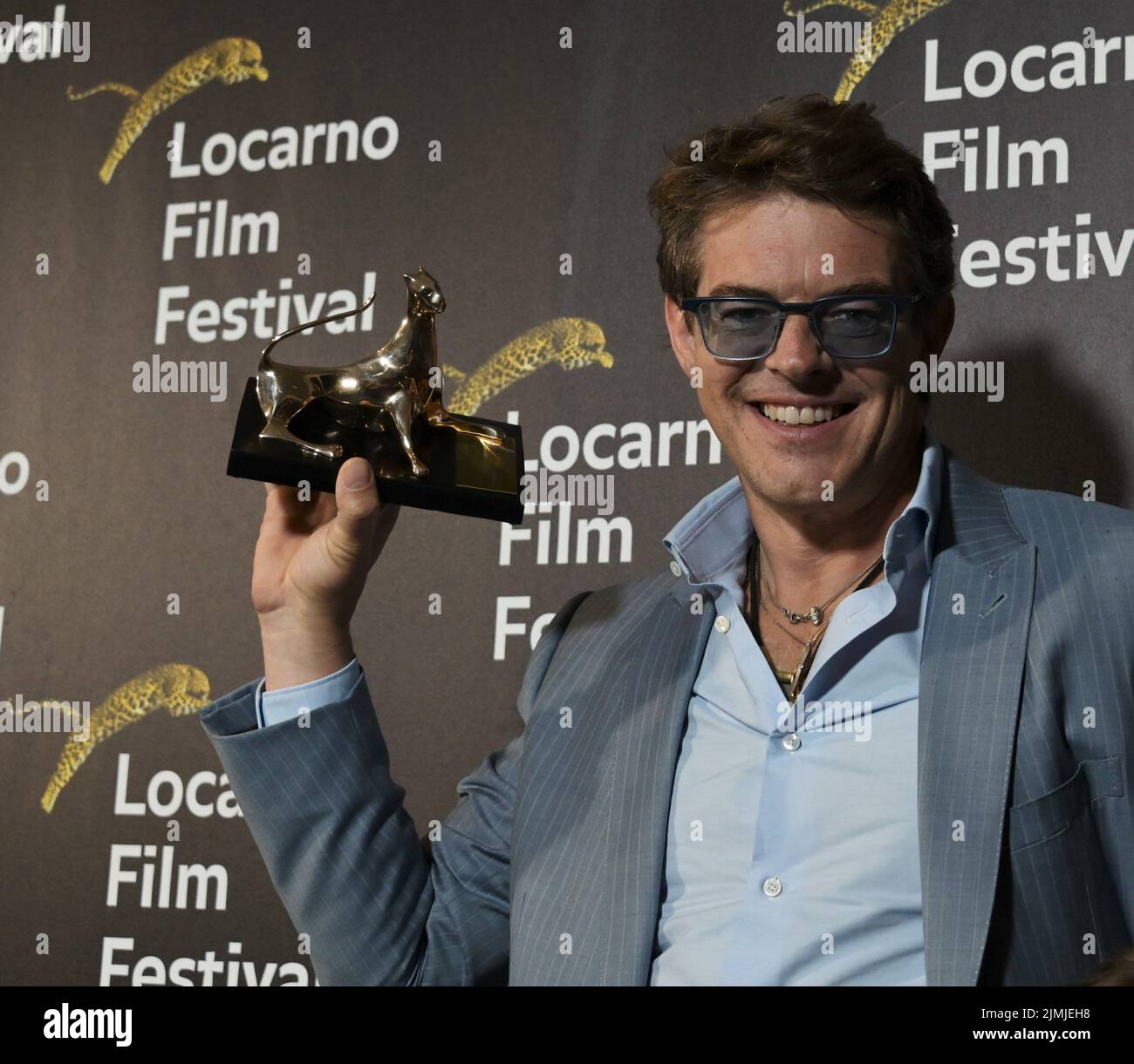 Locarno, Svizzera. 07th ago 2022. Locarno, Swiss Locarno Film Festival 2022 Jason Blum produttore riceve il Raimondo Rezzonico Award nella foto: Jason Blum produttore credito: Agenzia fotografica indipendente/Alamy Live News Foto Stock