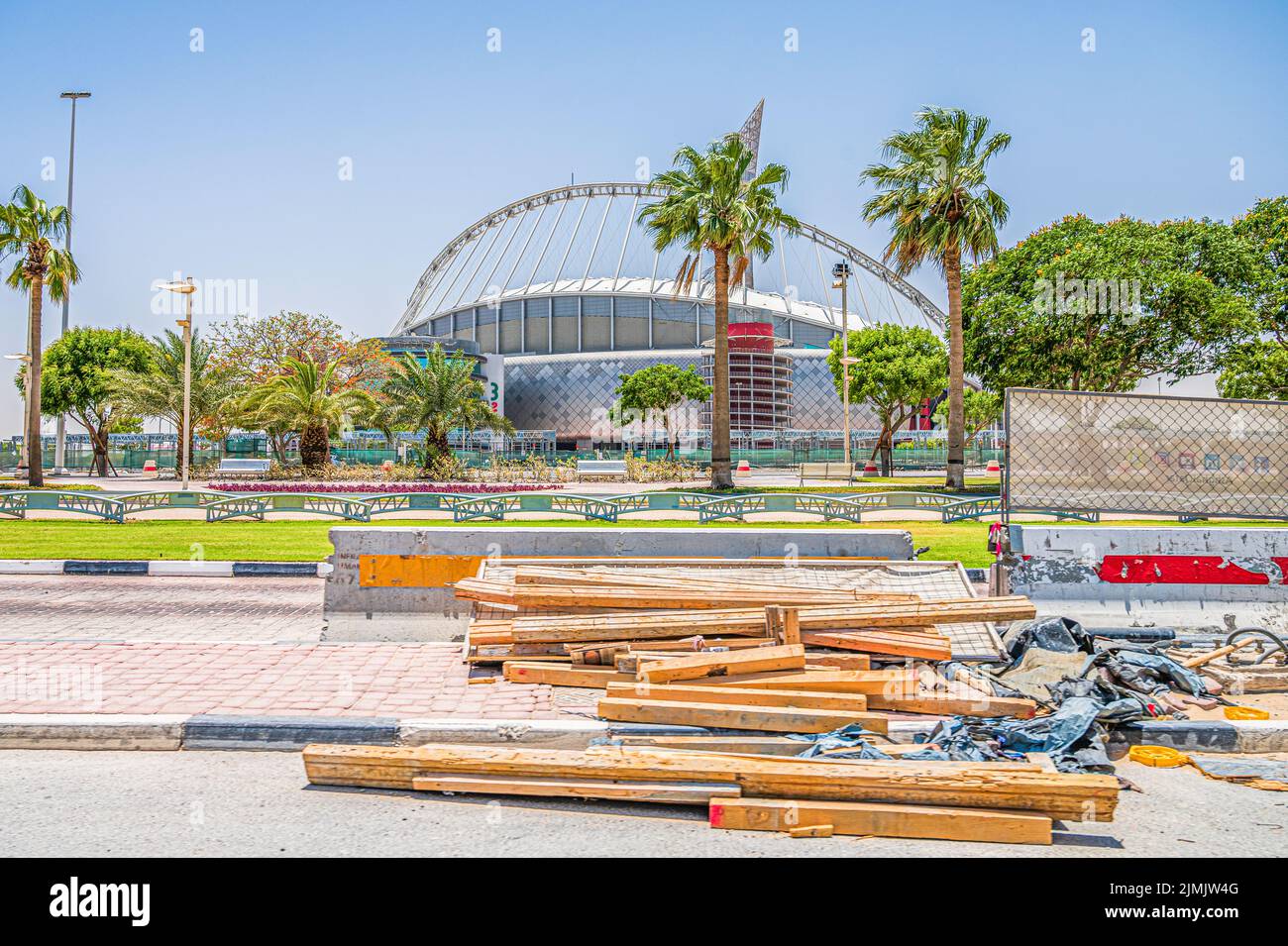 Al Khalifa Stadium ospiterà partite in Qatar per la Coppa del mondo FIFA 2022 Foto Stock