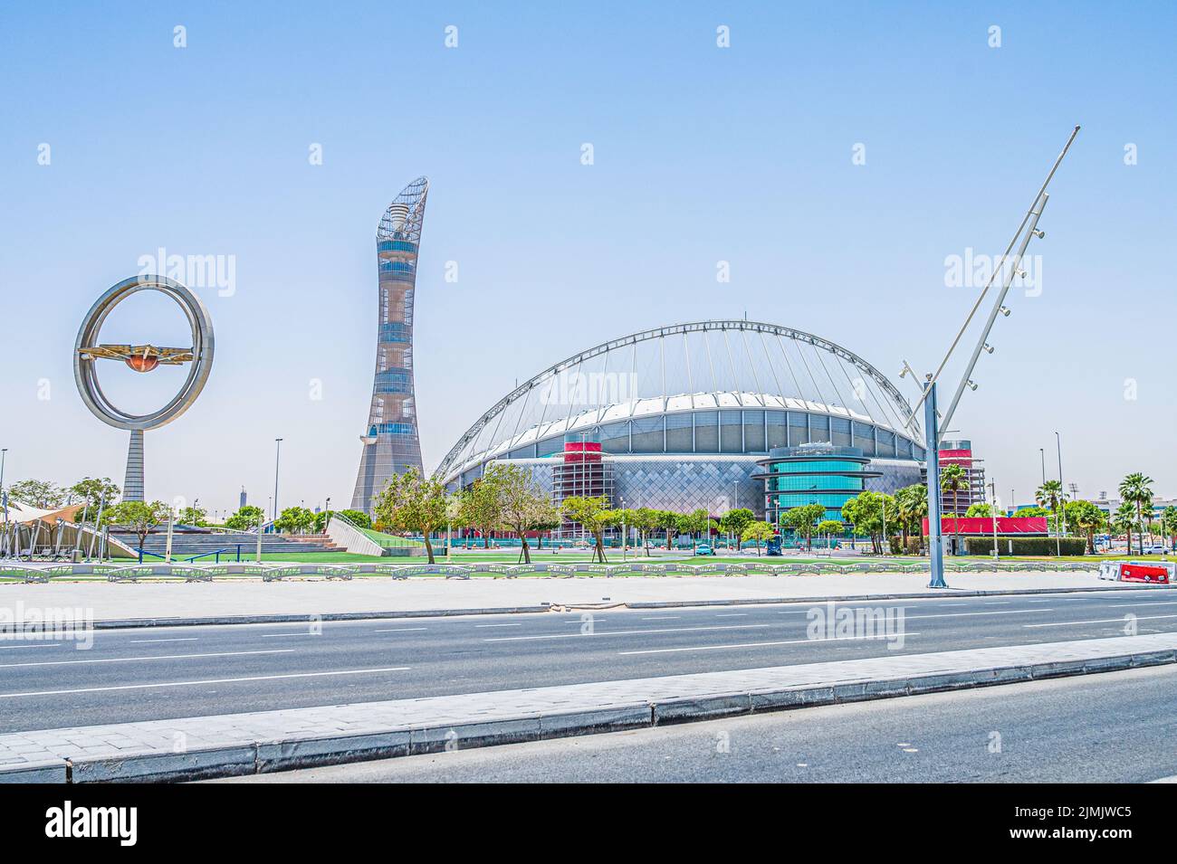 Al Khalifa Stadium ospiterà partite in Qatar per la Coppa del mondo FIFA 2022 Foto Stock