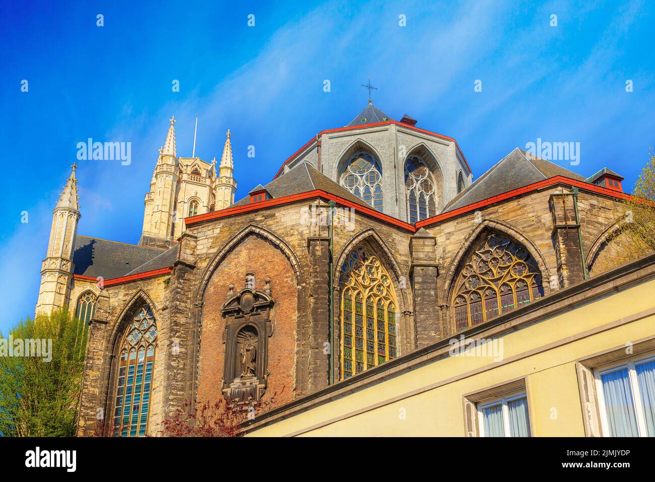 Cattedrale di San Bavo a Gand, Belgio Foto Stock