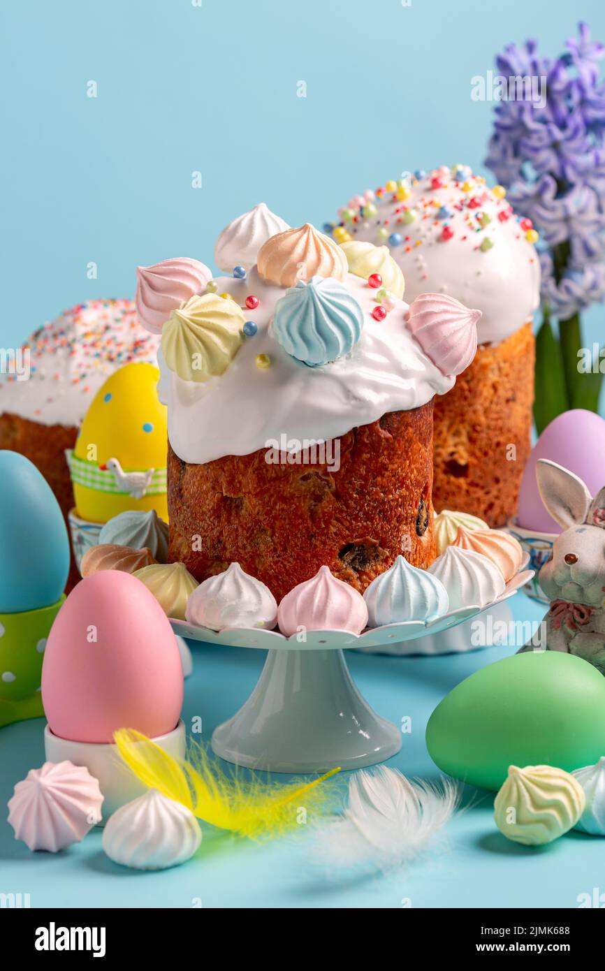 Cartolina di Pasqua festiva. Foto Stock