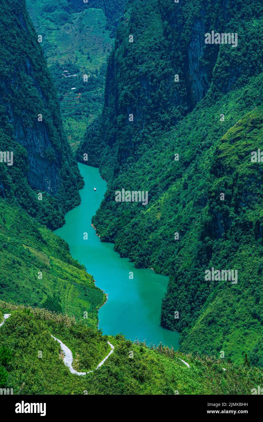 Tu San Canyon, Vietnam del Nord Foto Stock