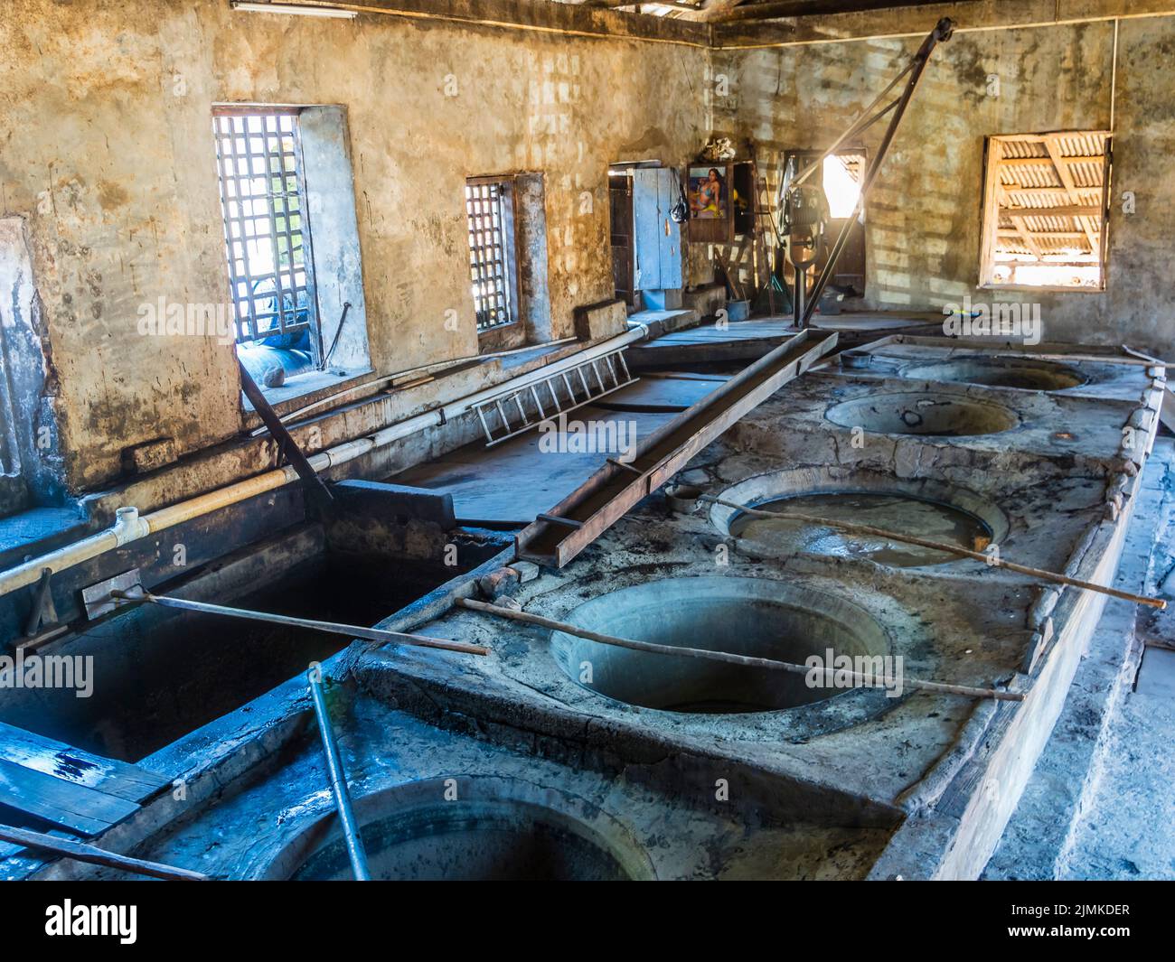 Alte River Antoine Rum Distillery, Staint Andrew, St. George, Grenada, Kleine Antillen, Karibik, Mittelamerika Foto Stock