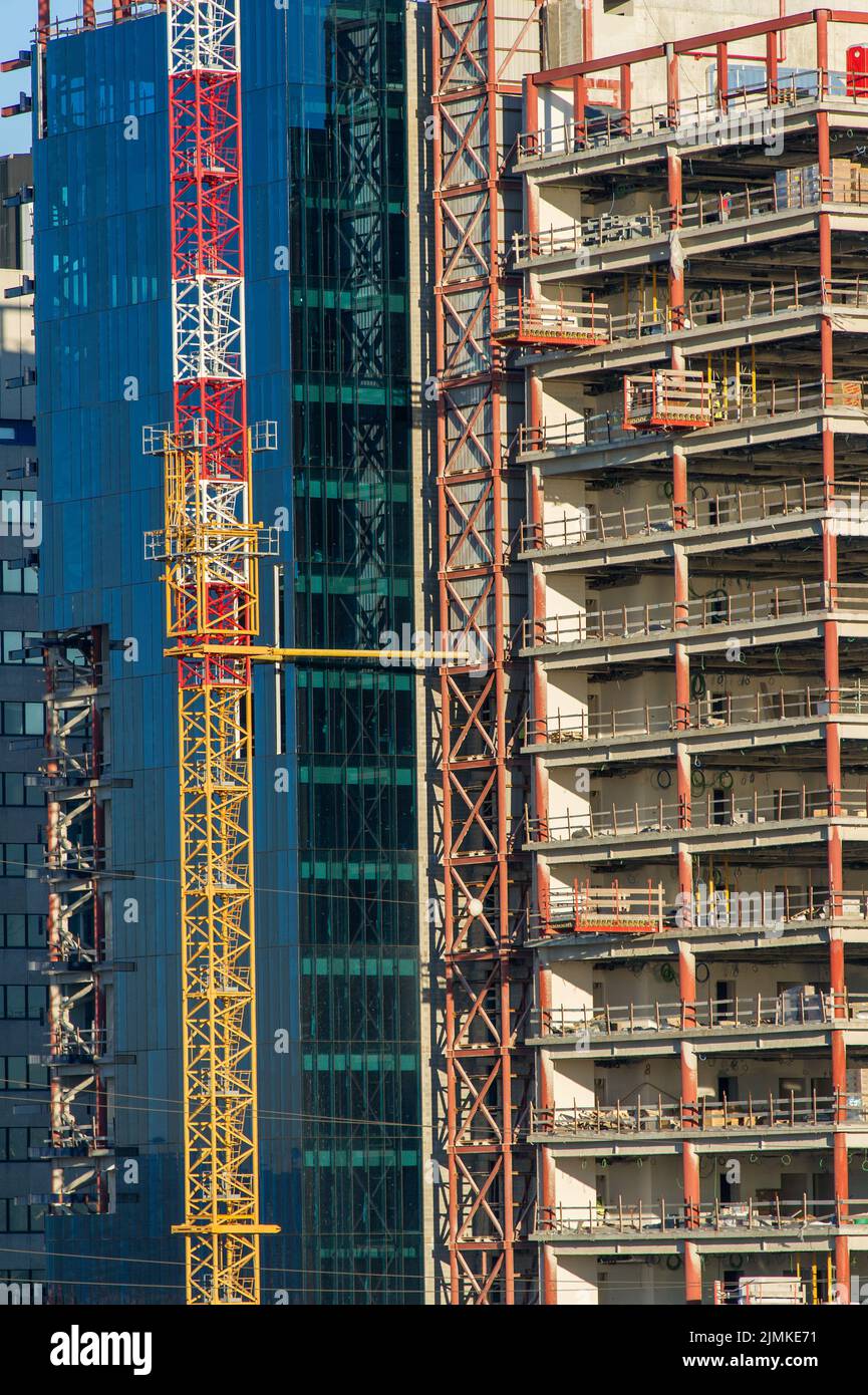 Edificio in costruzione Foto Stock