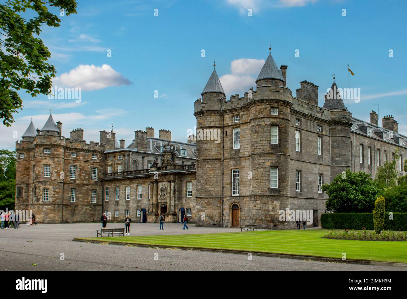 Palazzo di Holyrood House, Edimburgo, Mid-Lothian, Scozia Foto Stock