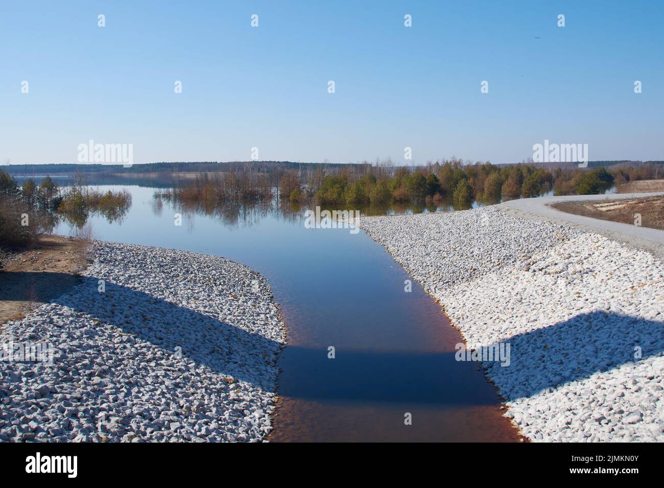 Lusatian Lake District Foto Stock