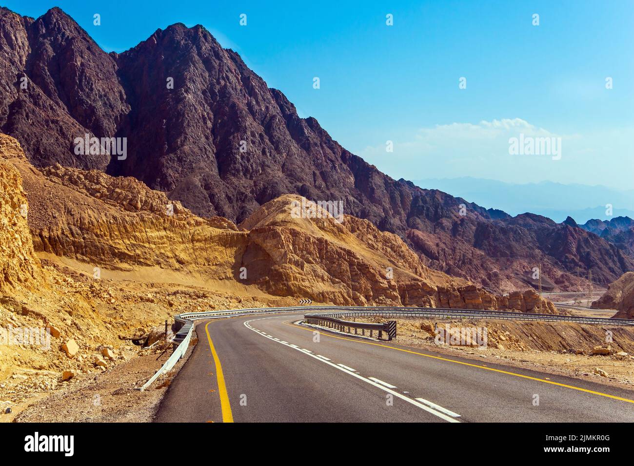 La strada per Eilat - grande resort tutto l'anno Foto Stock