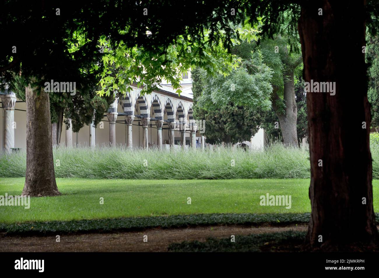 Palazzo Topkapi, Istanbul: Portico all'harem Foto Stock