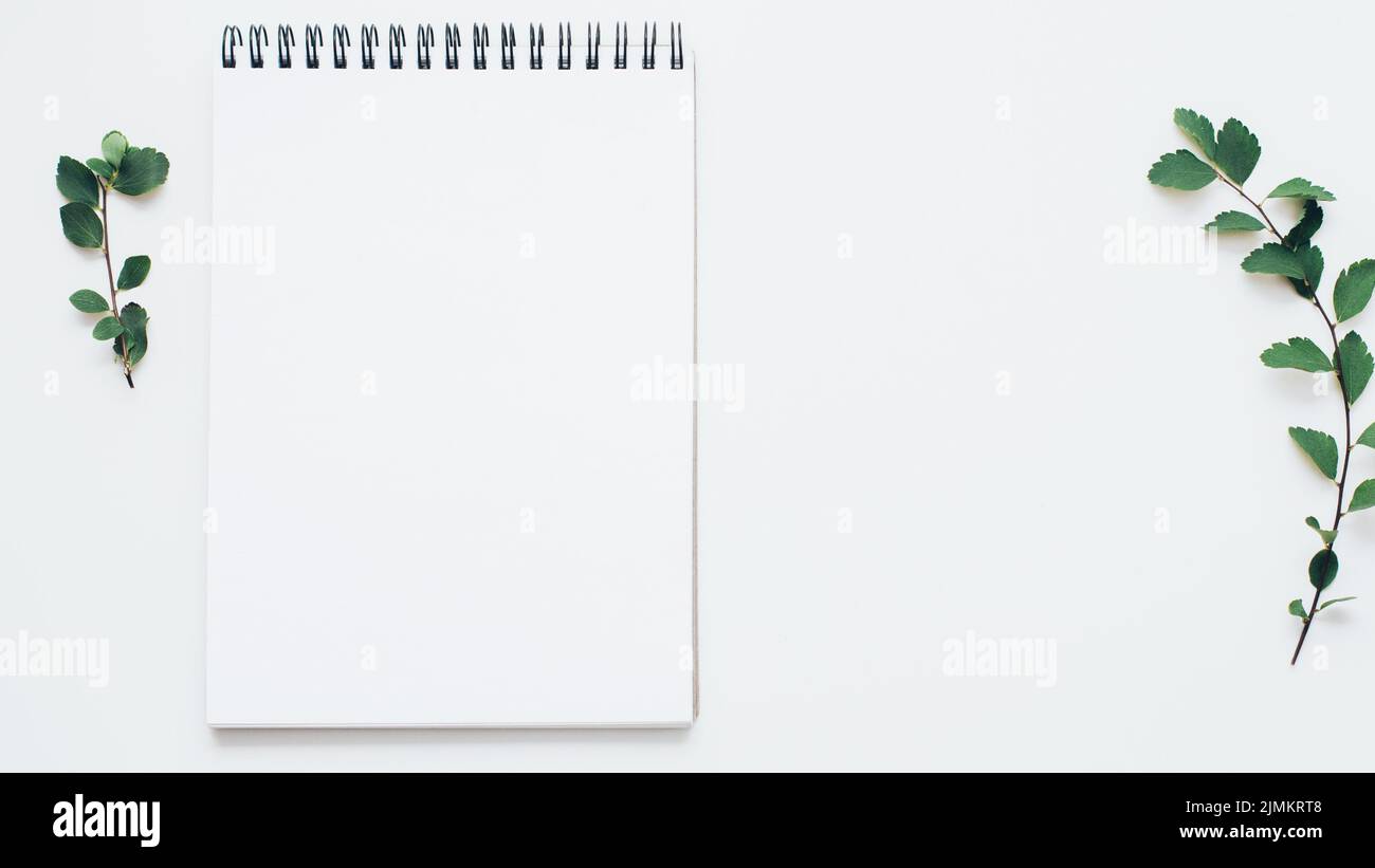 per fare elenco mockup giorno pianificazione gestione blocco note Foto Stock