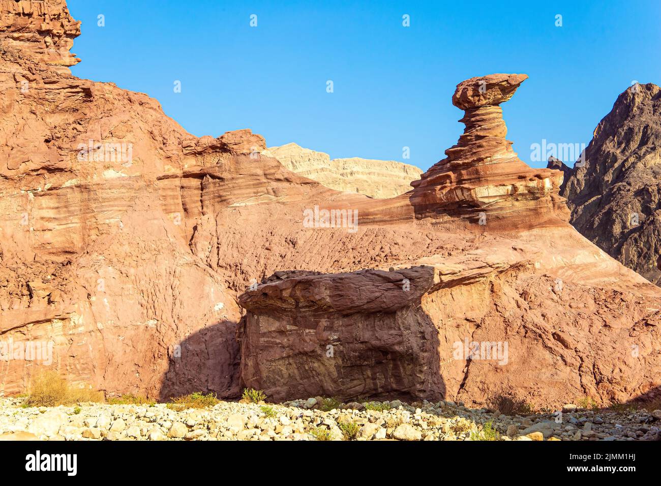 Montagne Eilat. Le rocce Foto Stock