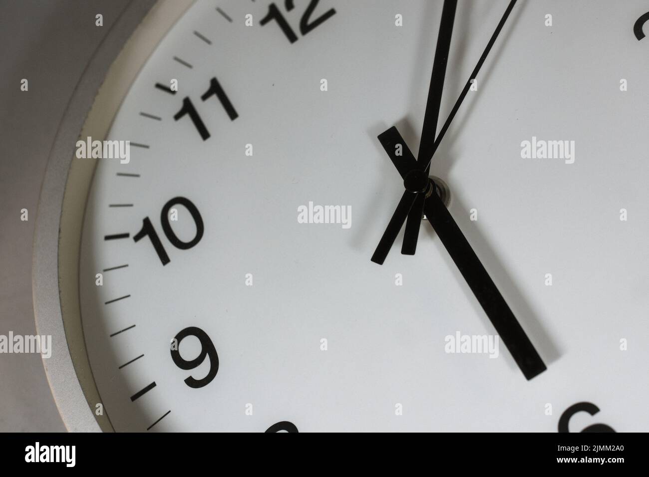 Semplice immagine dell'orologio Foto Stock