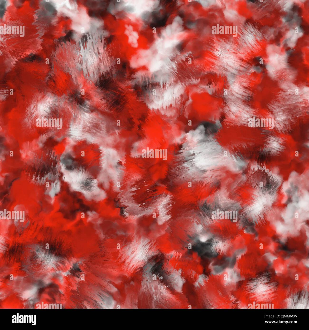 Tratti di pennello astratti di colore rosso, nero e grigio. Sfondo senza giunture Foto Stock
