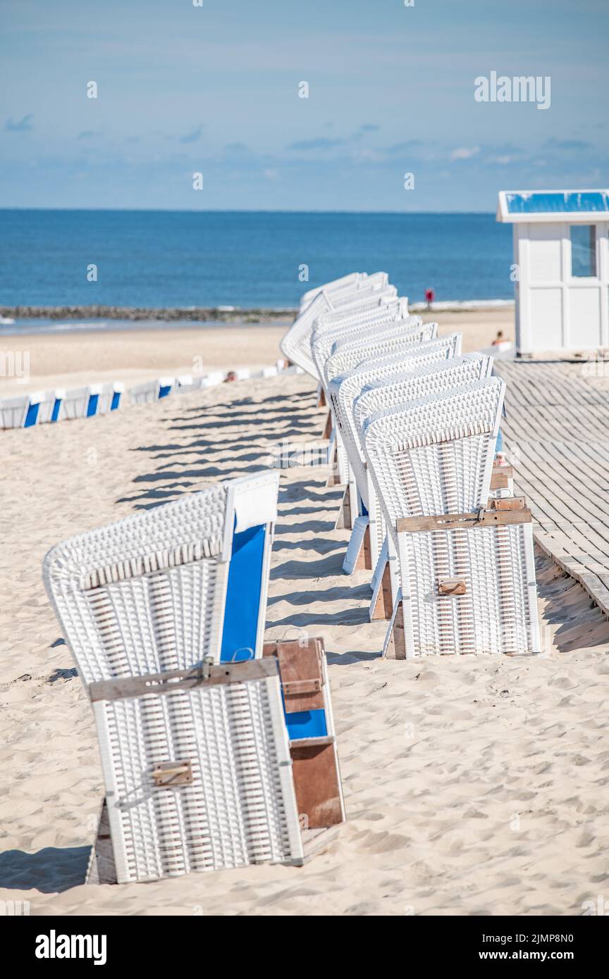 Idillio sdraio da spiaggia Foto Stock