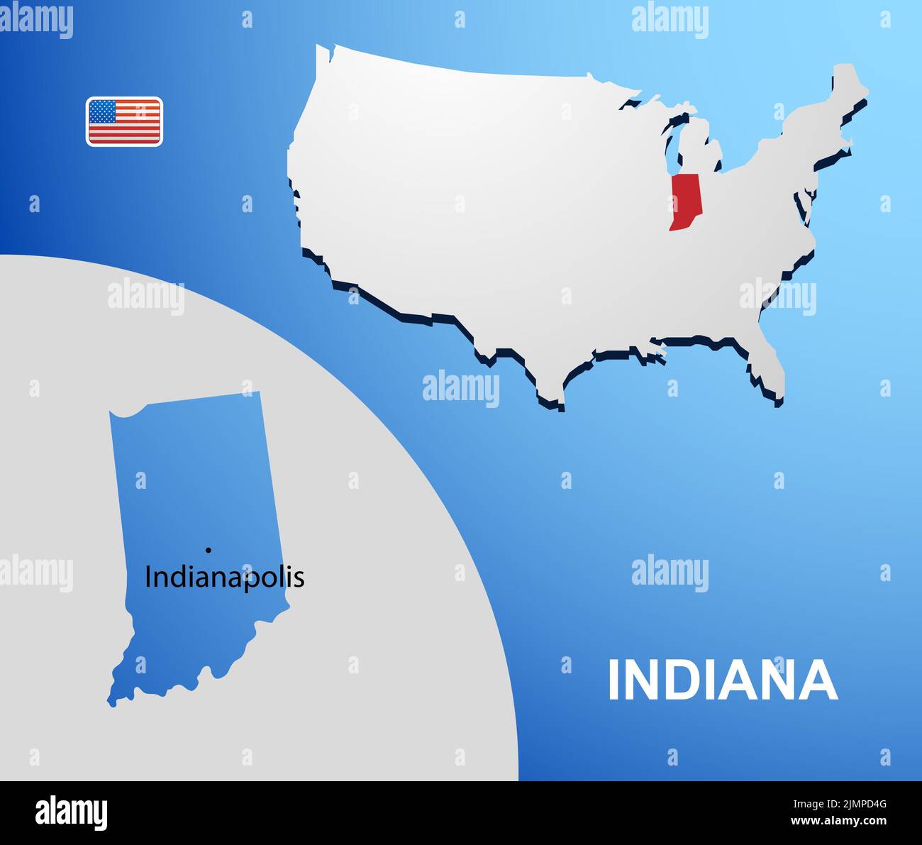 Indiana Foto Stock