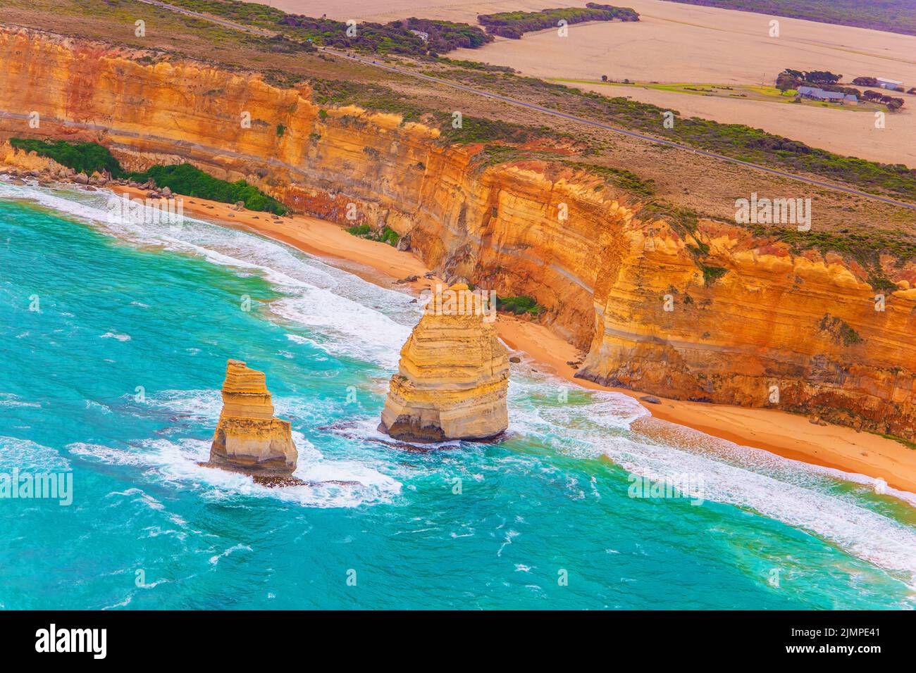 Vista aerea. Australia. Foto Stock