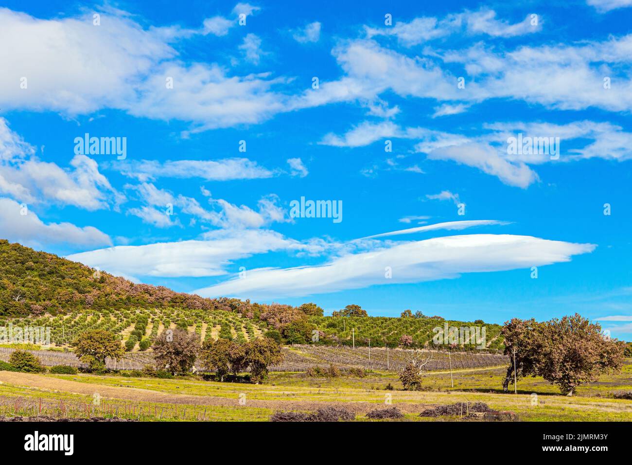 Le pittoresche colline Foto Stock