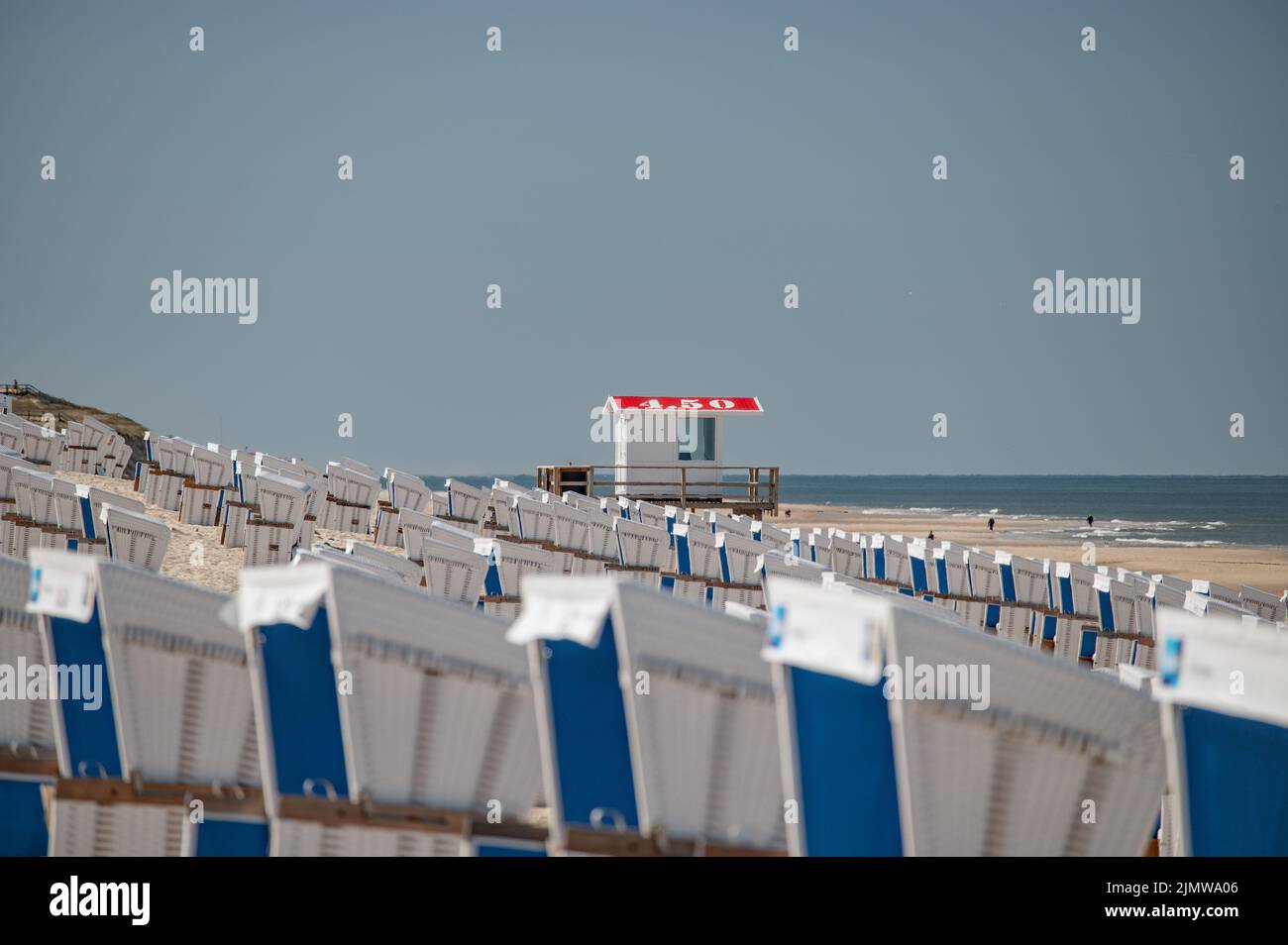 Idillio sdraio da spiaggia Foto Stock