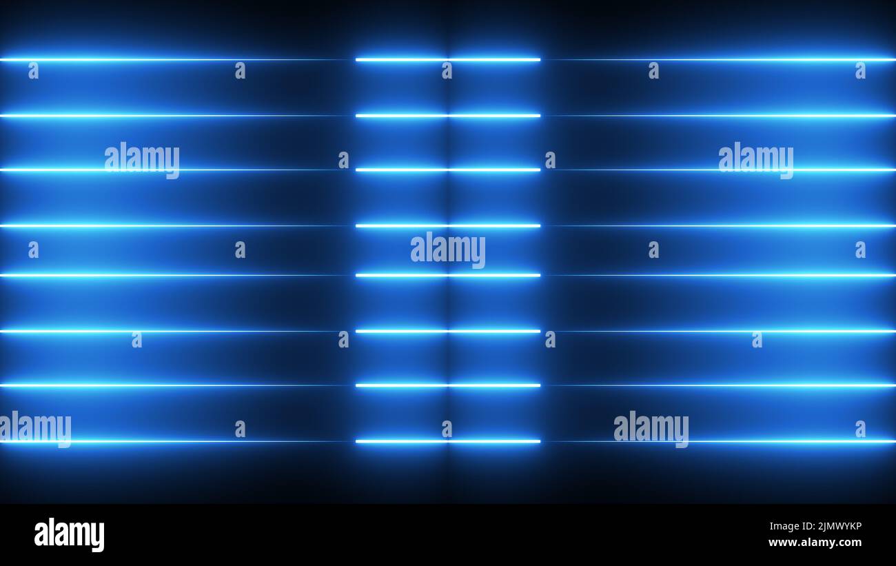 Il neon illumina il movimento Foto Stock