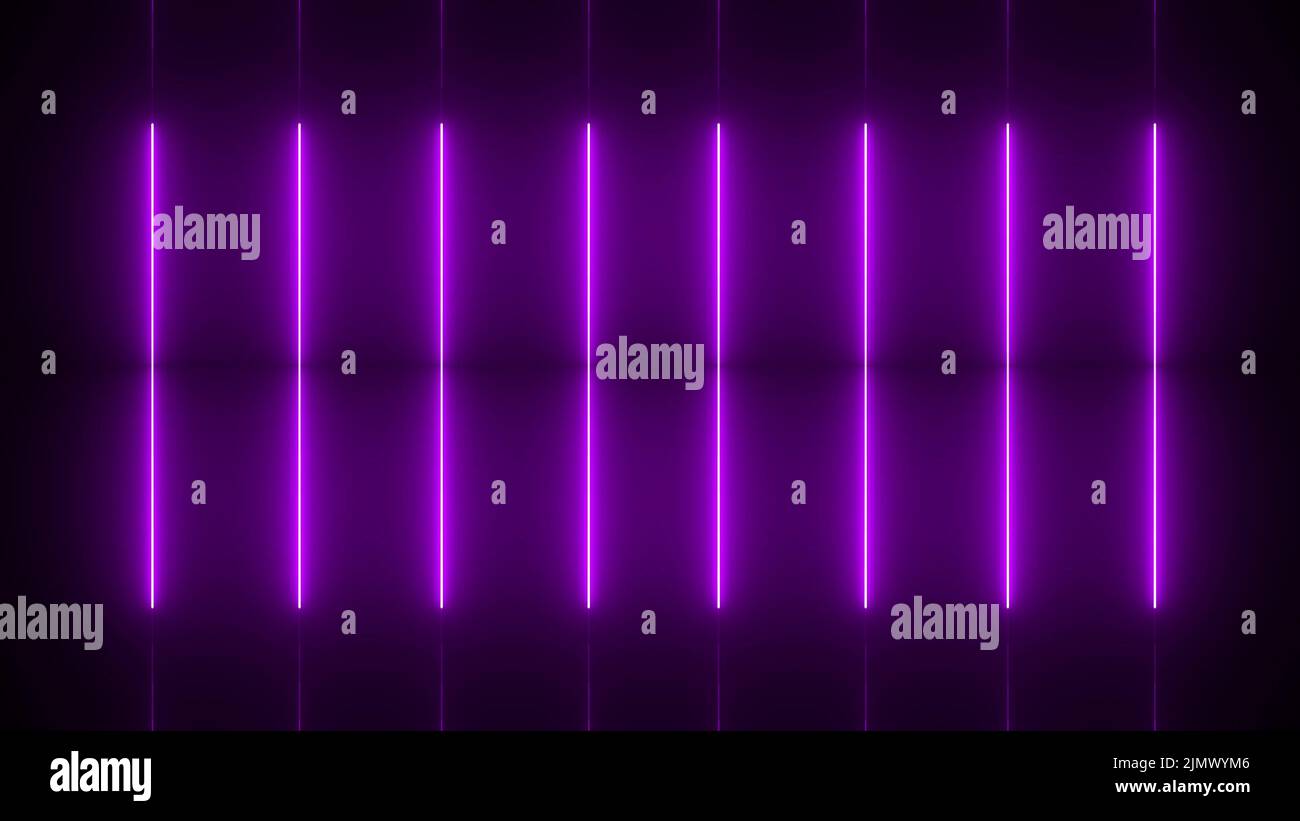 Il neon illumina il movimento Foto Stock