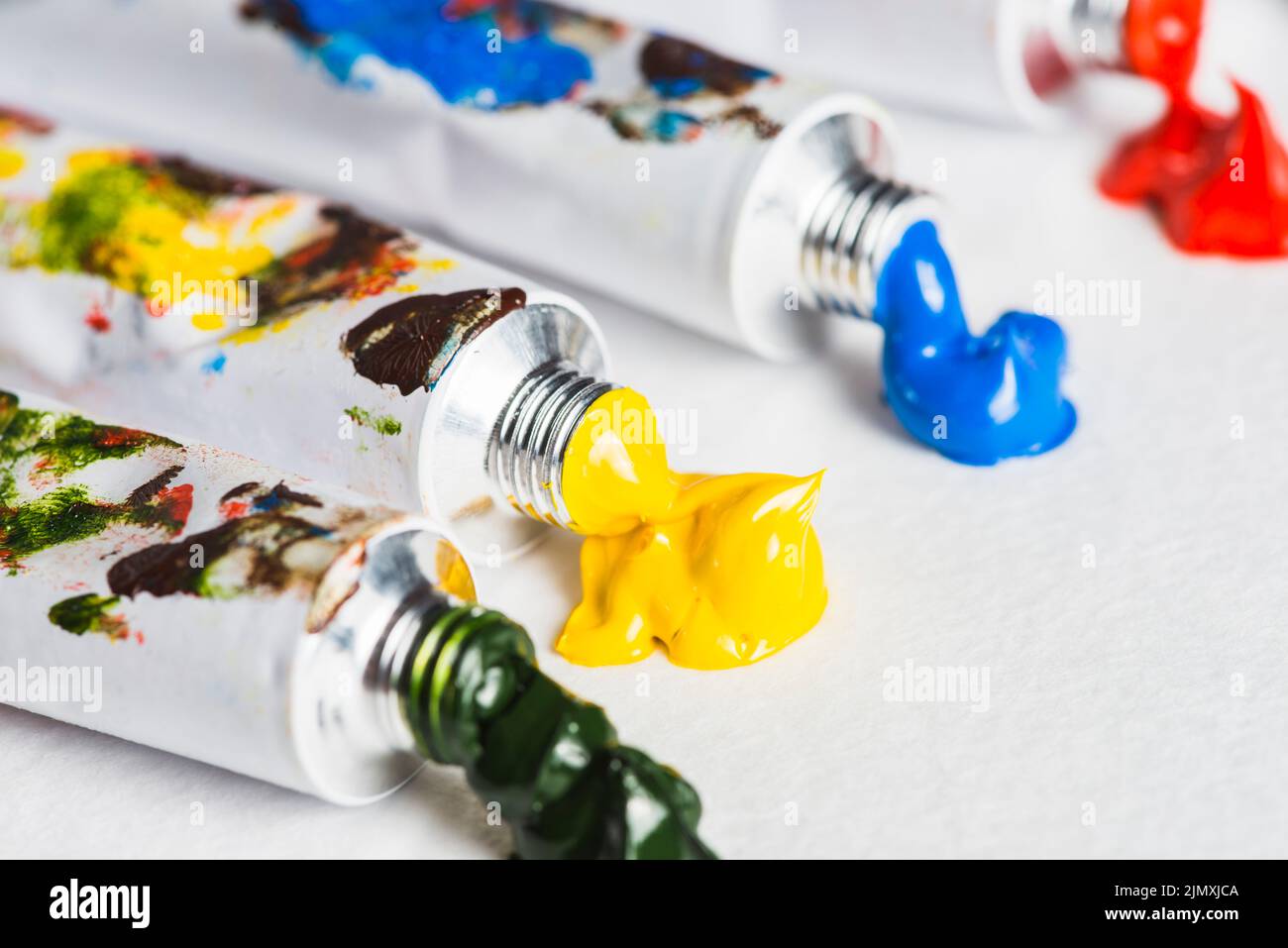 Tubi vernici spesse Foto Stock