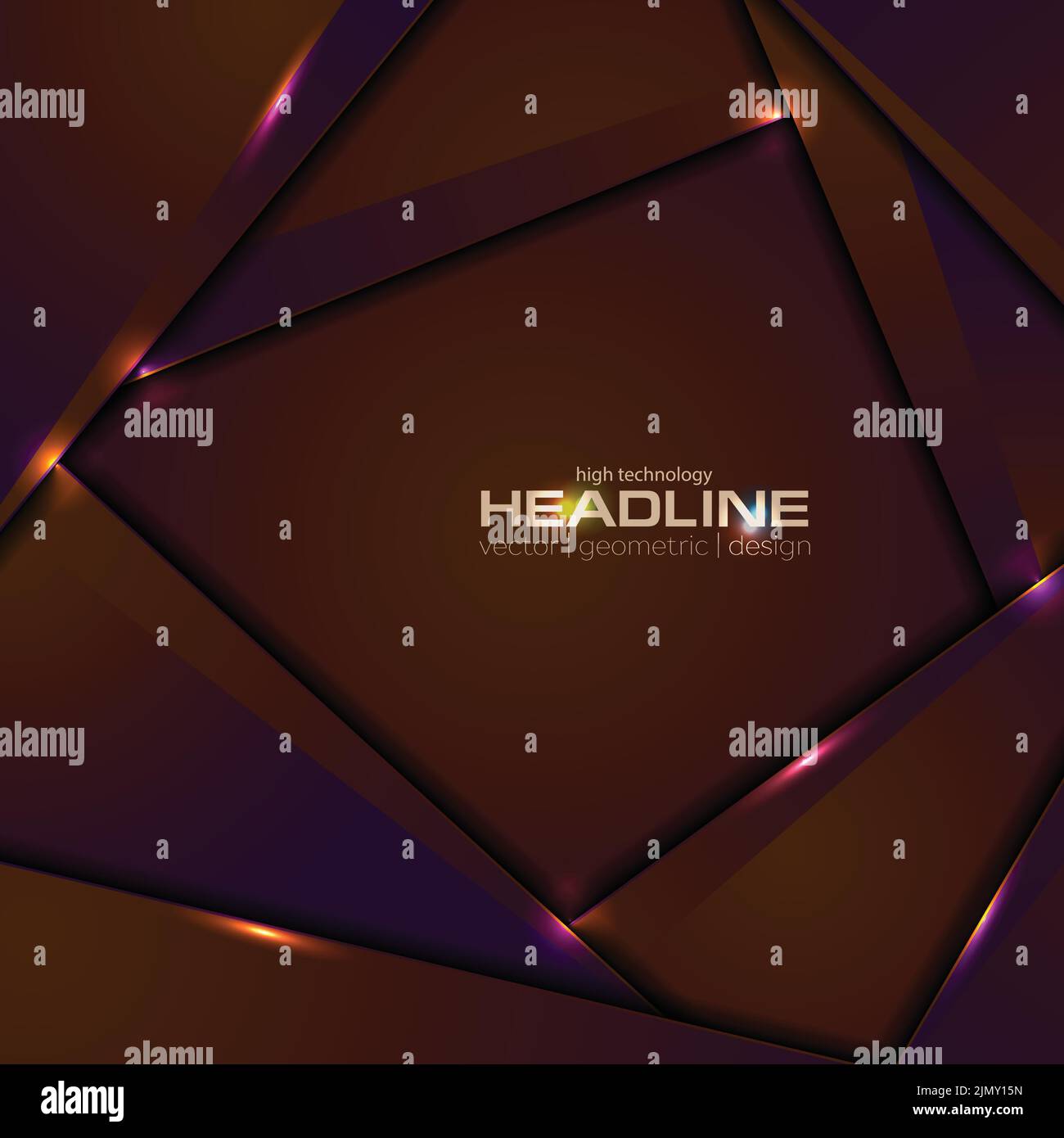 Astratto lucido sfondo aziendale materiale incandescente. Disegno vettoriale Illustrazione Vettoriale