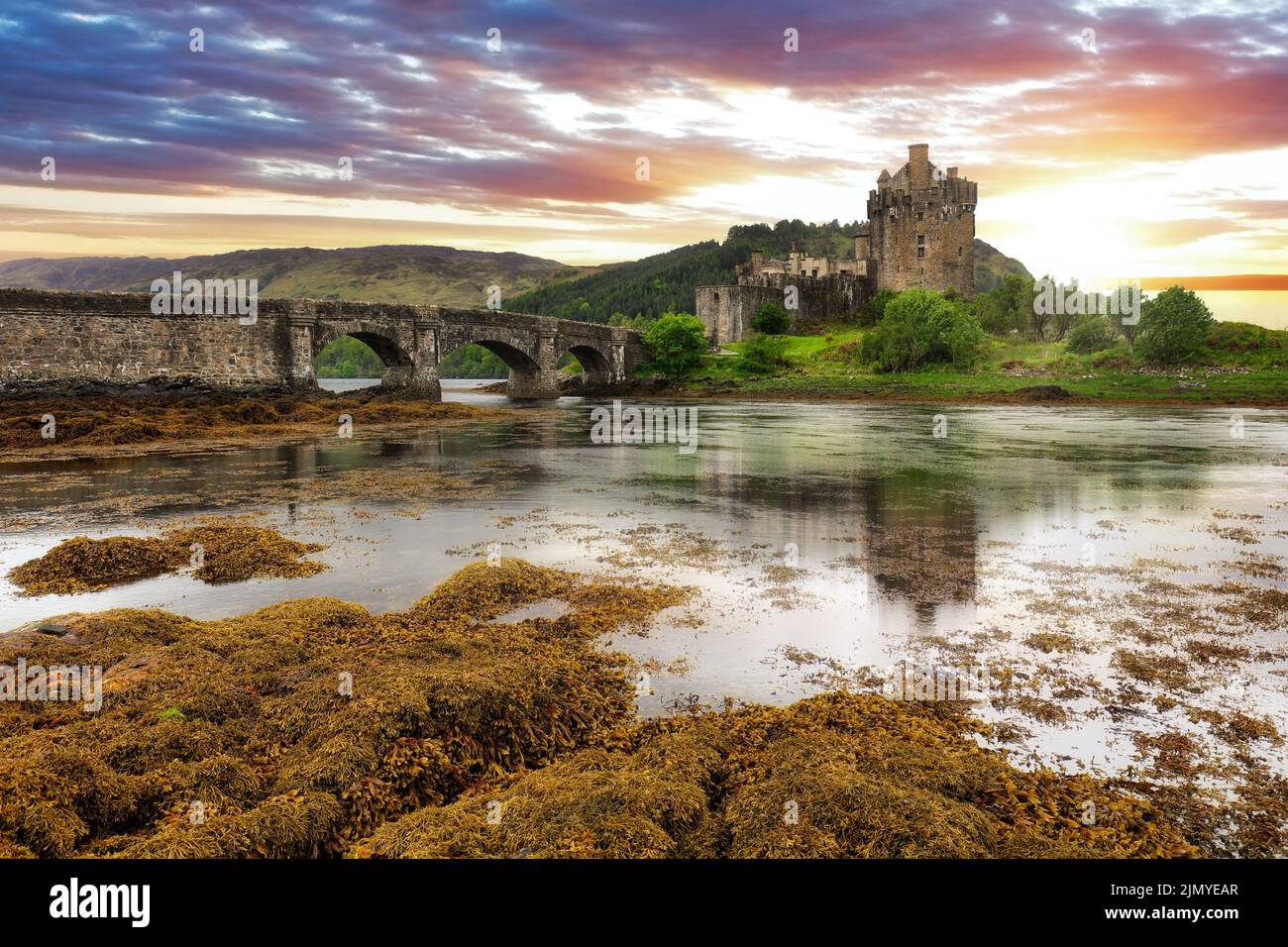 Scozia - Eilean Donan castello Foto Stock